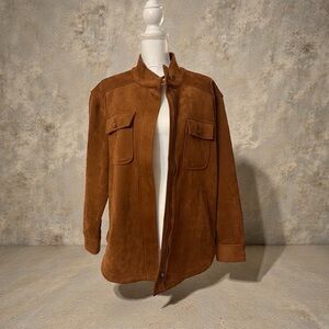 Liverpool- Women’s Brown - Suede Look Lightweight Jacket